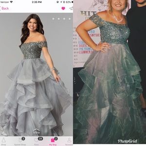 Grey Prom or Homecoming Dress✨